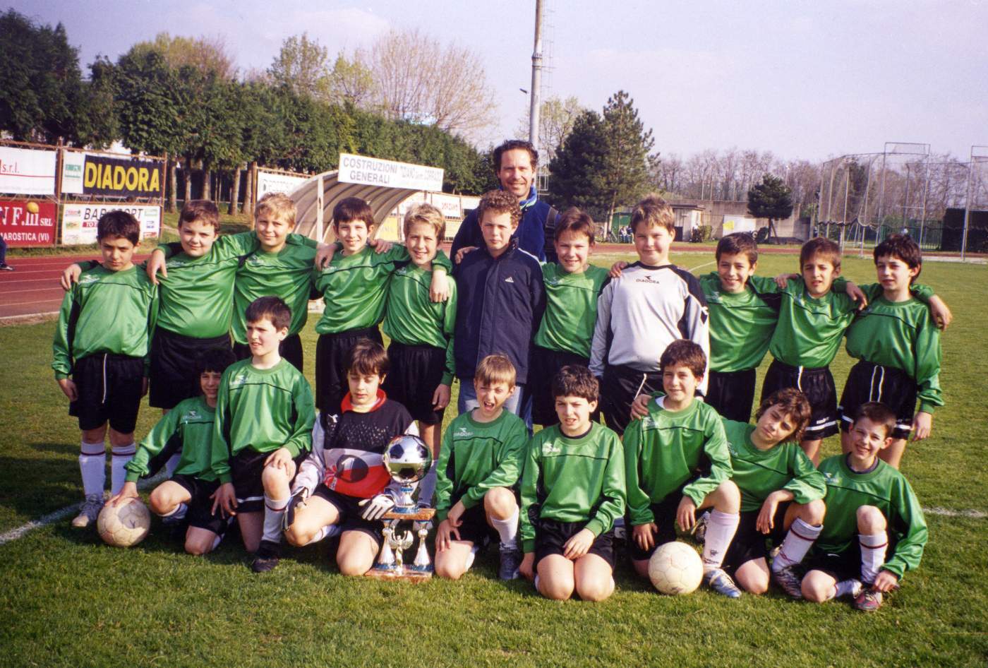 Riccardo ?, Cristian Gallina, Mathias Salzurger, Cristiano Poloni, Alex Pontini, Filippo Piccoli, Simone Poloniato, Christian Vidotto, Marco Bessegato, Silvano Pandolfo, Andrea Morlin, Nicolas Loro, Marco Giusti, Riccardo Donati, Andrea Marcon, Pomiato Fabio, Mattia Spagnolo, Davide Maltese, Massimo Mazzoccato, allenatore Giorgio Gallina.