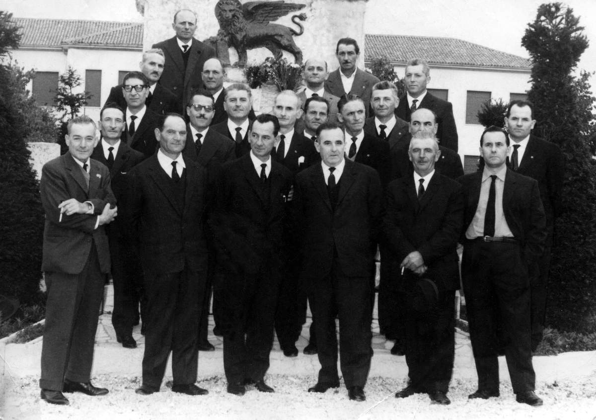 Desti Baratta Giacomo,  Italo Pancera, Placido Daniel,  Pietro Bianchin,  Carlo Stecca,  Bresolin Ugo,  Piovesan Luigi,  Robazza Francesco,  Bordin Rino,  Gallina Guido,  Signor Fausto,  Garbuio Gino (meccanico),  Bonora rino, Basso eugenio,  Garbuio Antonio,  Furlanetto Rino, e altri.