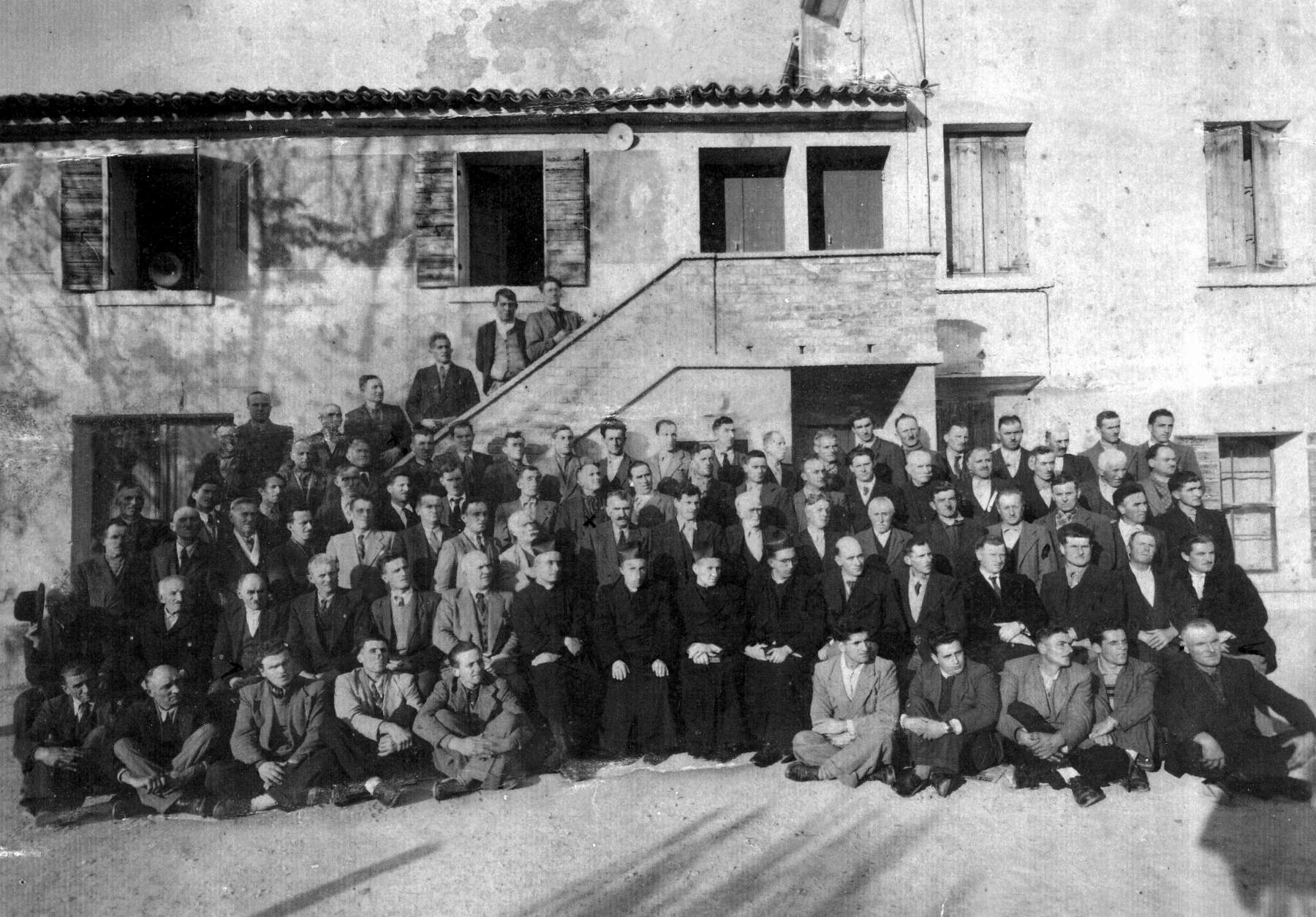 Don Giuseppe Scattolin, don Giovanni Peretti, Fausto Gallina, Angelo Tonello (Battel), Orfeo Piccoli, Faccin Gelindo, Giuseppe Daniel, Placido Forcellini, Tonello Mansueto, Precoma Angelo, Poloniato Eugenio,  Poloniato Amelio, Favretto Luigi, Foscarini Bruno.