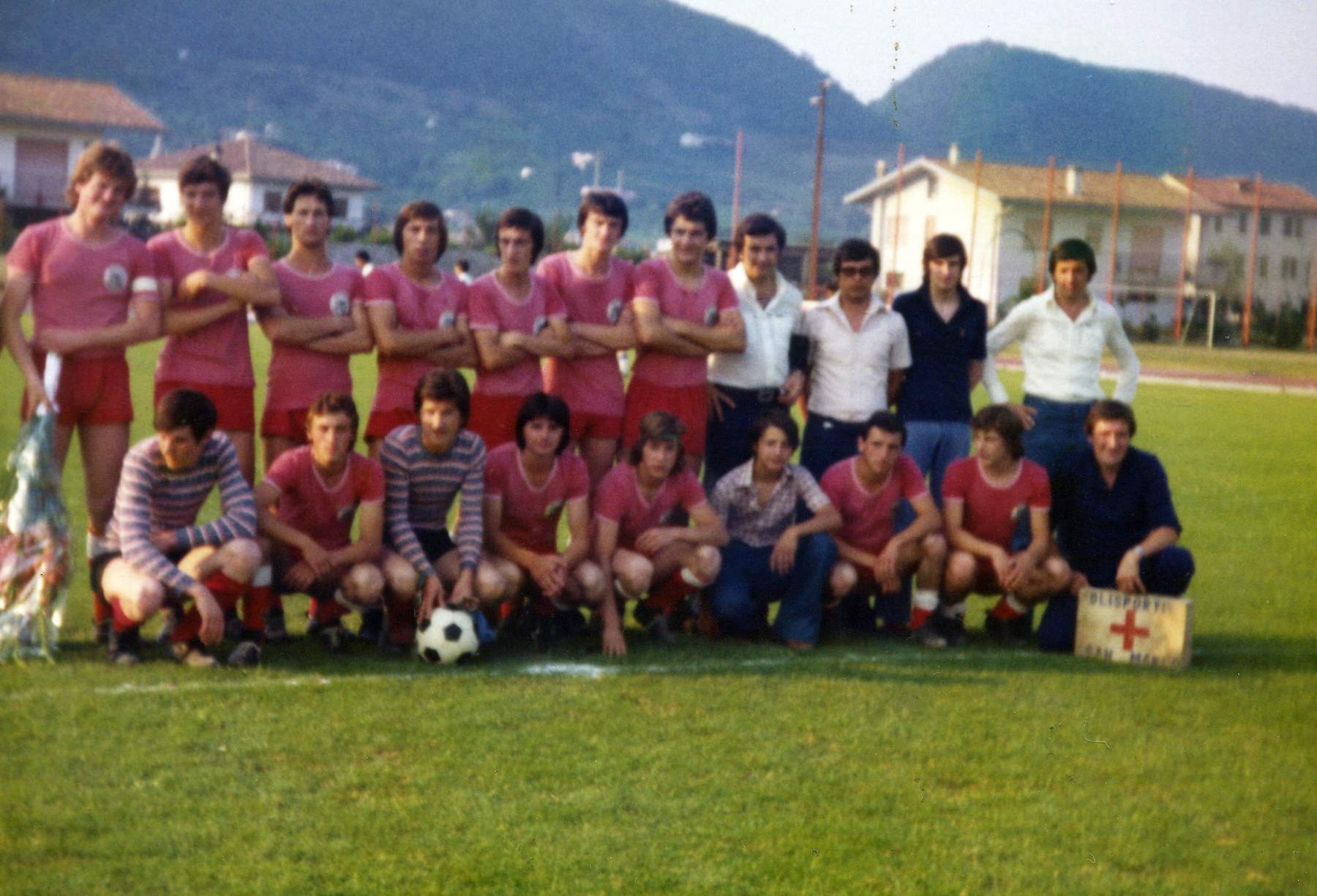 Precoma Fidenzio, Umana Paolo, Livore Mario, Prosdocimi Damiano, Lunari Mario, Baù Alessandro, Michielon Vanio, Prenot Dino, Garbuio Primo, Simeoni ?, Merotto Disma, Spagnol Giuseppe, Bernardi ?, Feltrin Silvio, Vendramini Flavio, Bonora Dario, Zanesco Aldo.